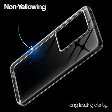 Crystal Clear Anti-Yellow Transparent Back Cover Case With Camera Ring Protection for Vivo V27 5G