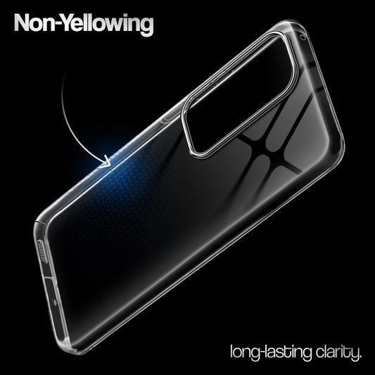 Crystal Clear Anti-Yellow Transparent Back Cover Case With Camera Ring Protection for Vivo V30 Pro 5G