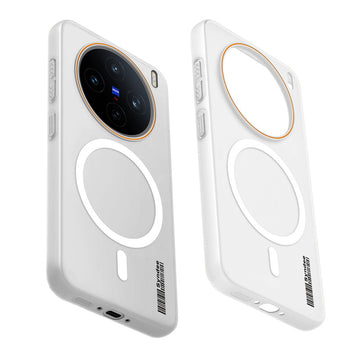 Colourful Frosted Matte Wireless Charging Support Back Cover Case for Vivo X200T 5G With Raised Camera Protection