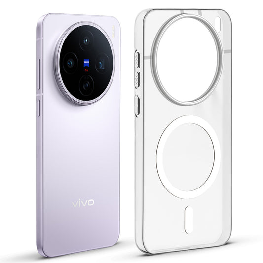 Anti-Yellow Scratch Resistant Case Support Wireless Charging Back Cover For Vivo X200T 5G