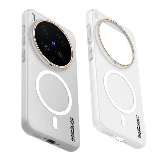 Colourful Frosted Matte Wireless Charging Support Back Cover Case for Vivo X300 Ultra 5G With Raised Camera Protection