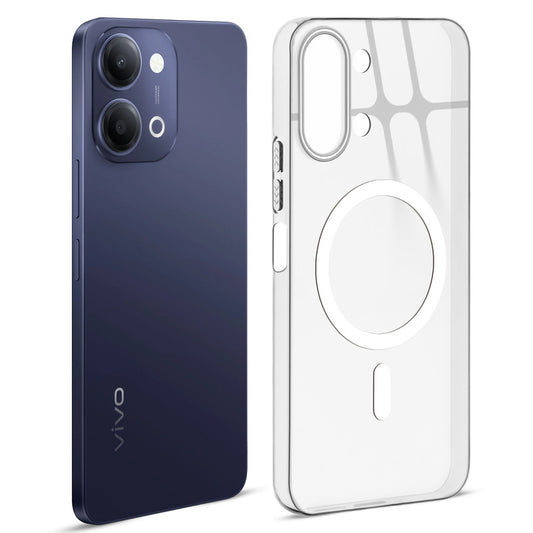 Anti-Yellow Scratch Resistant Case Support Magnetic Accessories Back Cover For Vivo Y11 5G