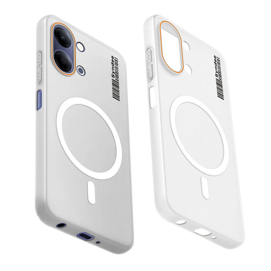 Colourful Frosted Matte With Raised Camera Protection Back Cover Case For Vivo Y21 5G