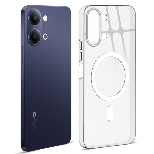Anti-Yellow Scratch Resistant Case Support Magnetic Accessories Back Cover For Vivo Y21 5G