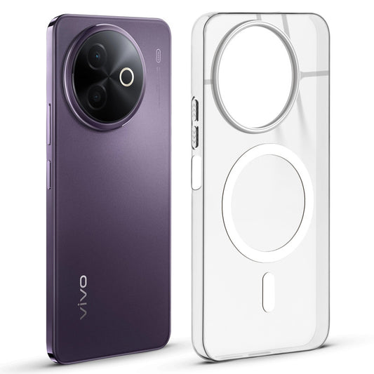 Anti-Yellow Colored Camera Line Case Support Magnetic Accessories Back Cover For Vivo Y39 5G