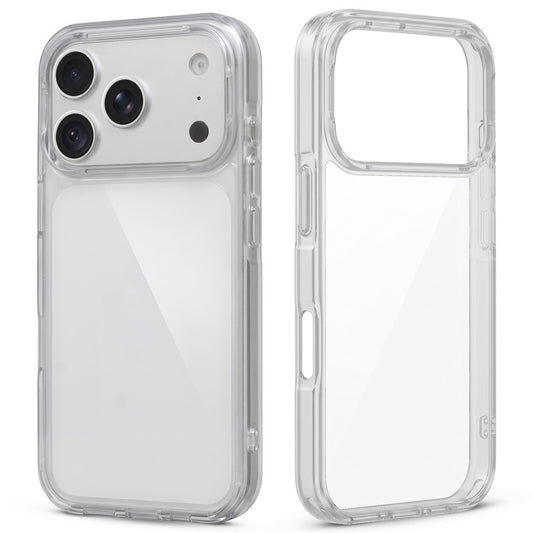 Apple iPhone 18 Pro Max Case with Transparent Back, Colored & Soft Edges, Hard TPU Back & Camera Protection
