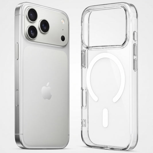 Apple iPhone 18 Pro Case with Anti-Yellow Clear Back, Soft TPU Colored Edges, Camera Protection & MagSafe Compatibility