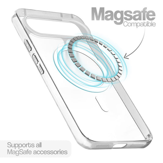 Anti-Yellow Colored Camera Line Case Support Wireless Charging Back Cover For Google Pixel 10 Pro 5G