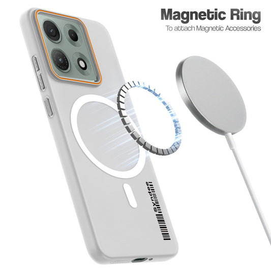 Colourful Frosted Matte Wireless Charging Support Back Cover Case for Motorola Moto Edge 70 Max 5G With Raised Camera Protection