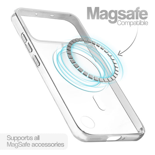 Anti-Yellow Colored Camera Line Case Support Magnetic Accessories Back Cover For Nothing Phone 4B 5G