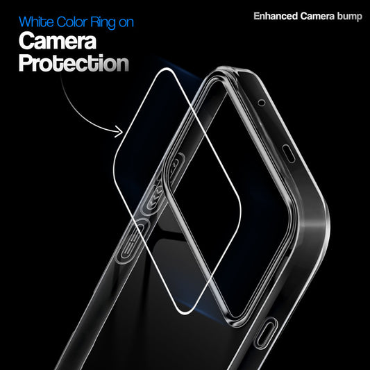 Crystal Clear Anti-Yellow Transparent Back Cover Case With Camera Ring Protection for Nothing Phone 4B 5G