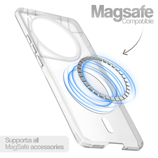Anti-Yellow Scratch Resistant Case Support Wireless Charging Back Cover For OnePlus 12 5G