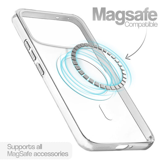 Anti-Yellow Scratch Resistant Case Support Magnetic Accessories Back Cover For Oppo F33 Pro 5G