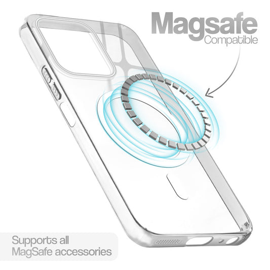 Anti-Yellow Scratch Resistant Case Support Magnetic Accessories Back Cover For POCO C85 5G