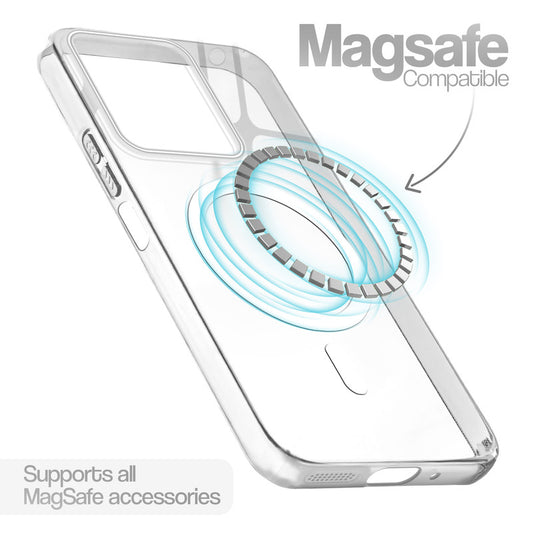 Anti-Yellow Scratch Resistant Case Support Magnetic Accessories Back Cover For Poco C65 5G