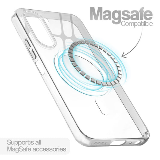 Anti-Yellow Colored Camera Line Case Support Magnetic Accessories Back Cover For Poco C85x 5G