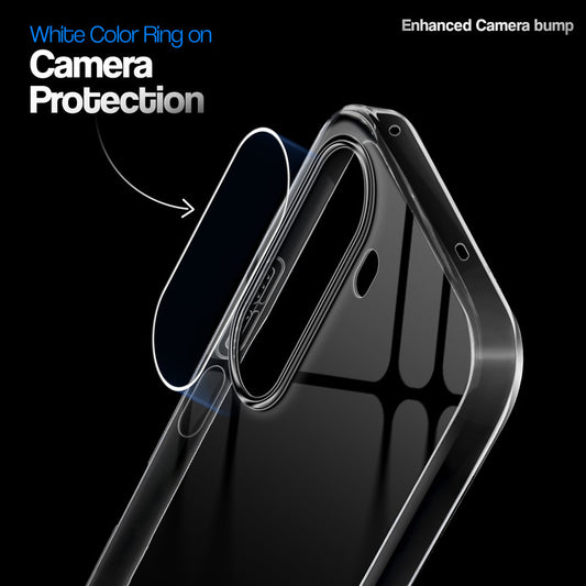 Crystal Clear Anti-Yellow Transparent Back Cover Case With Camera Ring Protection for Realme C100x 5G