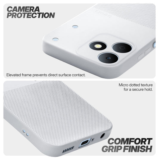 Durable Silicone Matte Back Cover with Textured Grip & Raised Camera Edges for Realme C81