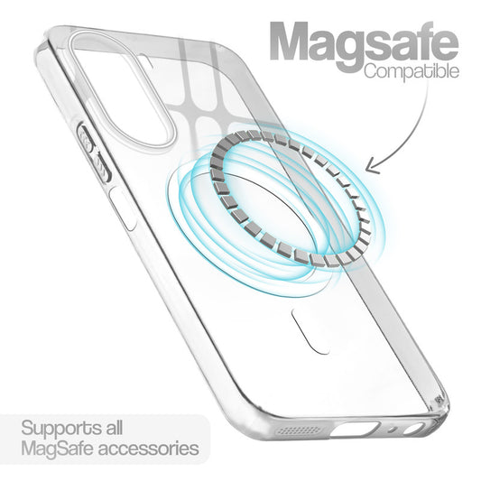 Anti-Yellow Scratch Resistant Case Support Magnetic Accessories Back Cover For Redmi A7 Pro 5G