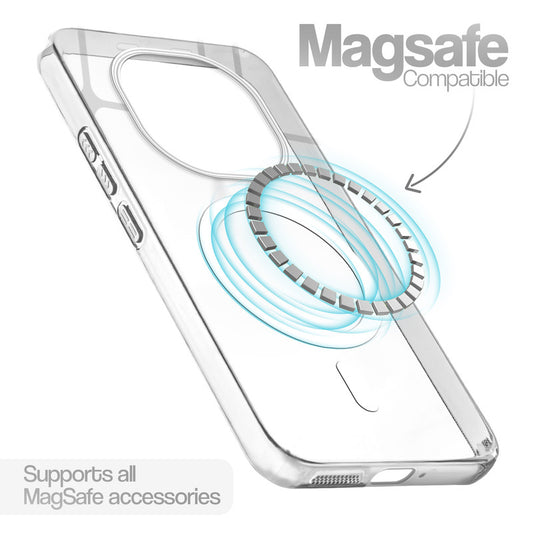 Anti-Yellow Scratch Resistant Case Support Magnetic Accessories Back Cover For Redmi Note 15 Pro 5G