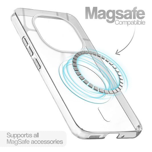 Anti-Yellow Scratch Resistant Case Support Magnetic Accessories Back Cover For Redmi Note 15 Pro Plus 5G