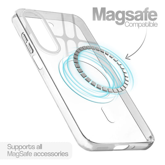 Anti-Yellow Colored Camera Line Case Support Magnetic Accessories Back Cover For Samsung A27 5G