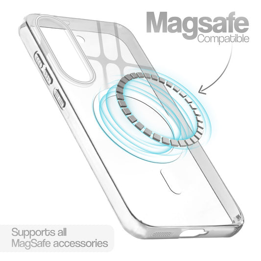 Anti-Yellow Scratch Resistant Case Support Wireless Charging Back Cover For Samsung S26 FE 5G