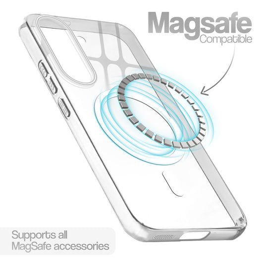 Anti-Yellow Scratch Resistant Case Support Wireless Charging Back Cover For Samsung S26 Plus 5G
