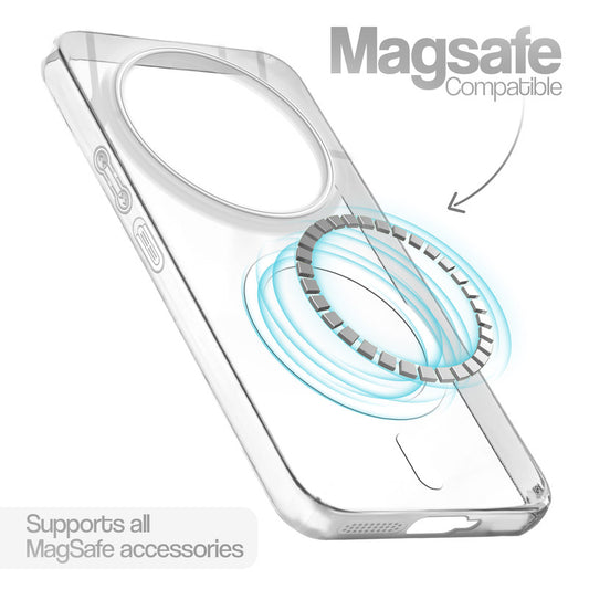 Anti-Yellow Scratch Resistant Case Support Wireless Charging Back Cover For Xiaomi 17 Ultra 5G