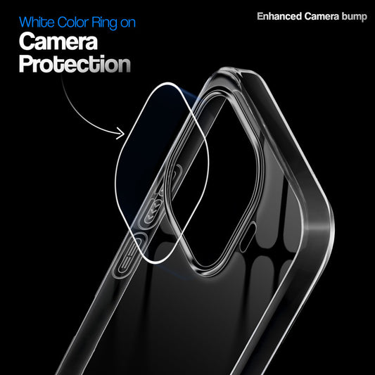 Crystal Clear Anti-Yellow Transparent Back Cover Case With Camera Ring Protection for Xiaomi 17T 5G
