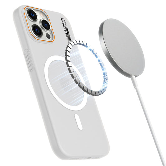 Colourful Frosted Matte Wireless Charging Support Back Cover Case for Apple iPhone 12 Pro Max With Raised Camera Protection