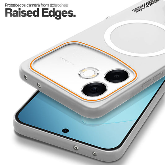 Colourful Frosted Matte With Raised Camera Protection Back Cover Case For Oppo F33 Pro 5G
