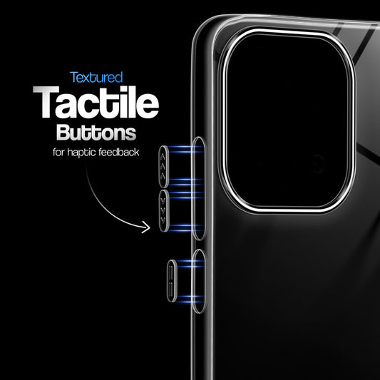 Crystal Clear Anti-Yellow Transparent Back Cover Case With Camera Ring Protection for OnePlus 15 5G