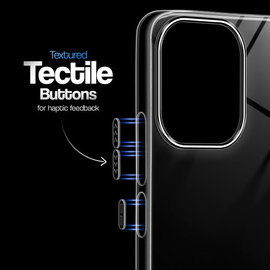 Crystal Clear Anti-Yellow Transparent Back Cover Case With Camera Ring Protection for Oppo Reno 15 5G