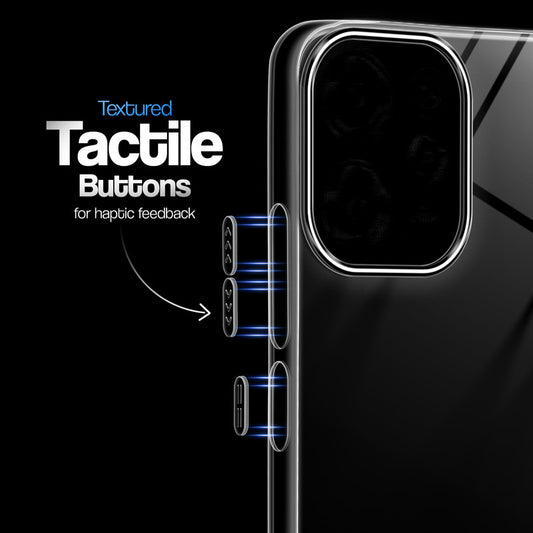 Crystal Clear Anti-Yellow Transparent Back Cover Case With Camera Ring Protection for Oppo Reno 15C 5G