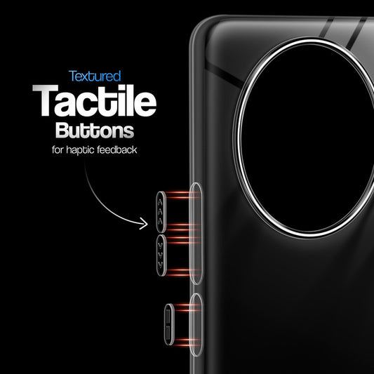 Crystal Clear Anti-Yellow Transparent Back Cover Case With Camera Ring Protection for Realme 14 Pro Plus 5G