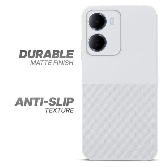 Durable Silicone Matte Back Cover with Textured Grip & Raised Camera Edges for Redmi 15A 5G