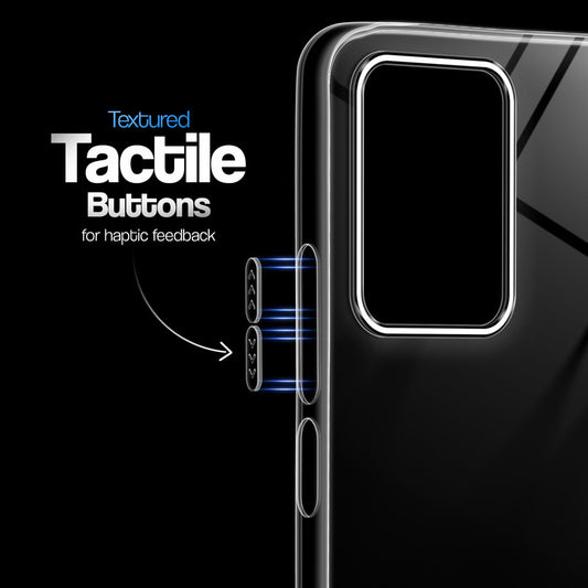 Crystal Clear Anti-Yellow Transparent Back Cover Case With Camera Ring Protection for Redmi Note 12 Pro Plus 5G