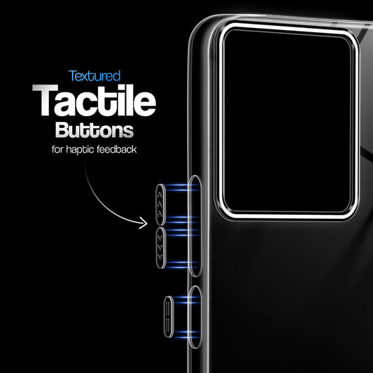 Crystal Clear Anti-Yellow Transparent Back Cover Case With Camera Ring Protection for Redmi Note 13 Pro 5G
