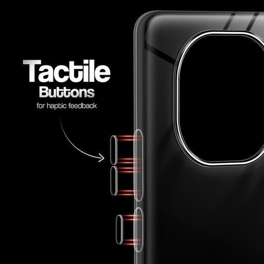 Crystal Clear Anti-Yellow Transparent Back Cover Case With Camera Ring Protection for Redmi Note 14 Pro Plus 5G