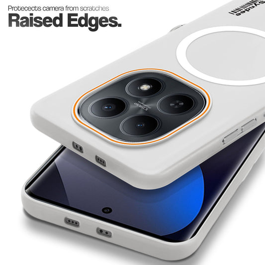 Colourful Frosted Matte With Raised Camera Protection Back Cover Case For Poco M8 5G