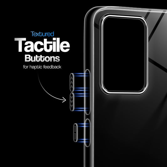 Crystal Clear Anti-Yellow Transparent Back Cover Case With Camera Ring Protection for Vivo V23 5G