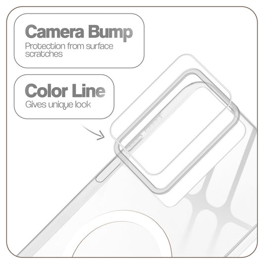 Anti-Yellow Scratch Resistant Case Support Magnetic Accessories Back Cover For Vivo Y17s