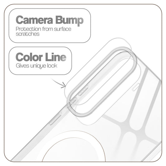 Anti-Yellow Scratch Resistant Case Support Magnetic Accessories Back Cover For Vivo Y400 5G