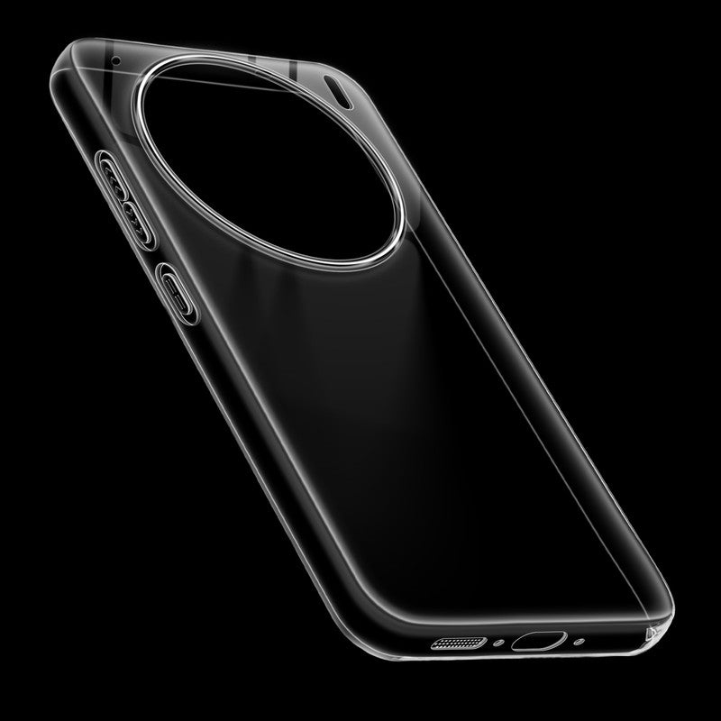 Crystal Clear Anti-Yellow Transparent Back Cover Case With Camera Ring Protection for Vivo X200T 5G