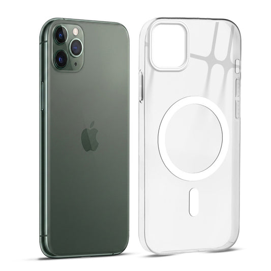 Anti-Yellow Colored Camera Line Case Support Wireless Charging Back Cover For Apple iPhone 11 Pro Max