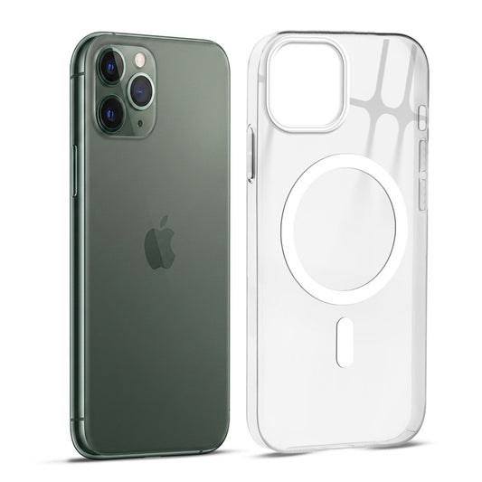 Anti-Yellow Colored Camera Line Case Support Wireless Charging Back Cover For Apple iPhone 11 Pro