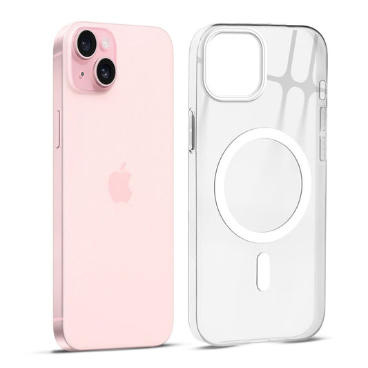 Anti-Yellow Scratch Resistant Case Support Wireless Charging Back Cover For Apple iPhone 15 Plus