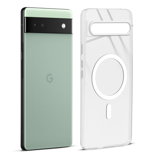 Glossy Hard Magnetic Accessories Support Case Google Pixel 6A