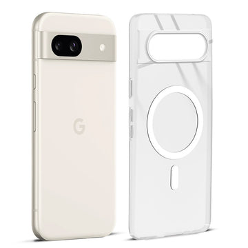 Anti-Yellow Scratch Resistant Case Support Wireless Charging Back Cover For Google Pixel 8A